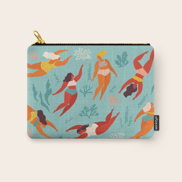 Swimming girl Carry All Pouch Gallery Image 1