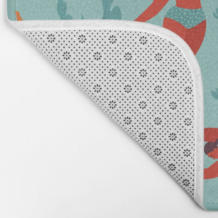 Swimming girl Bath Mat Gallery Image 2