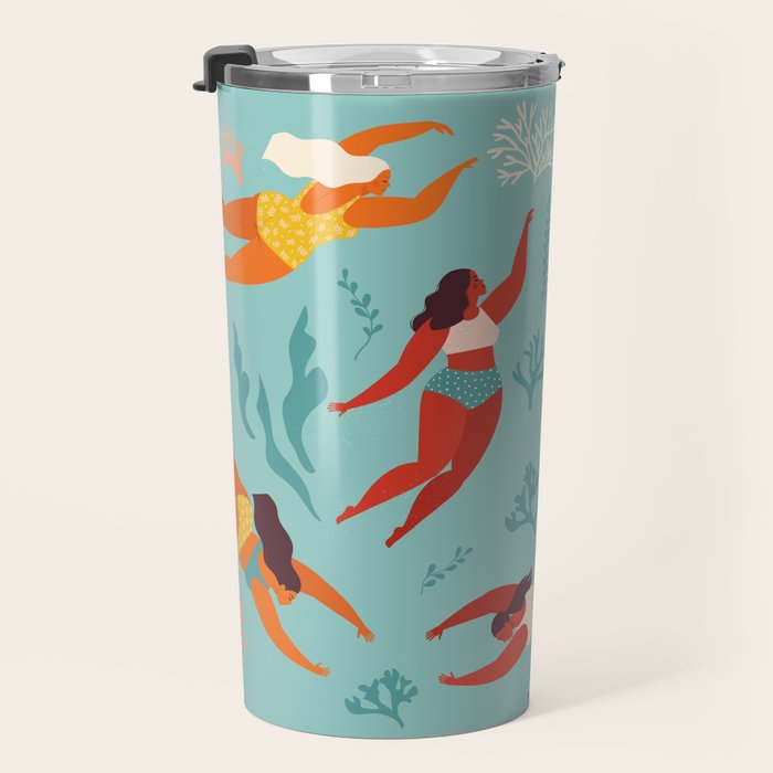 Swimming girl Travel Mug Gallery Image 3