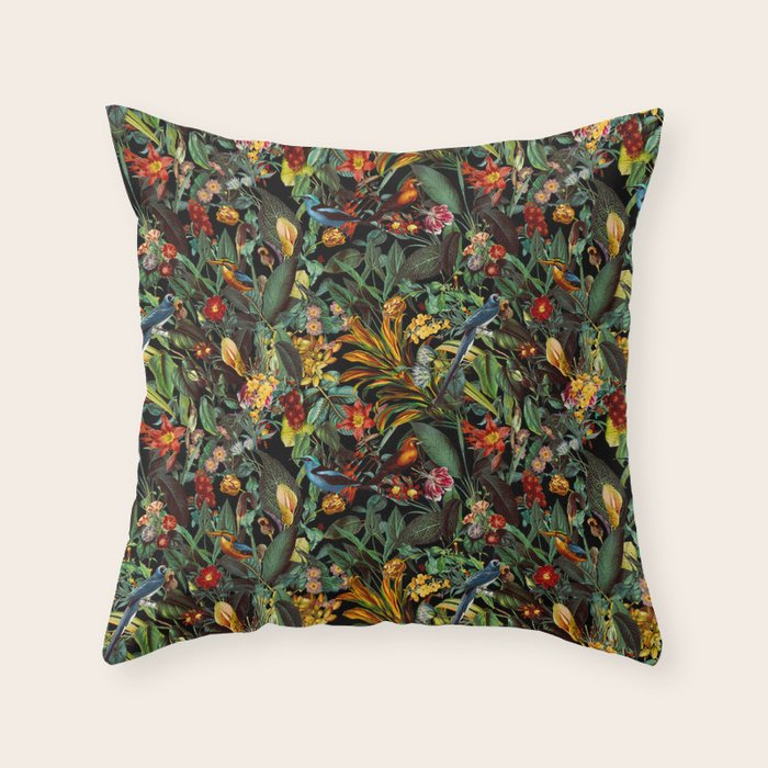 Birds World II Throw Pillow Gallery Image 6