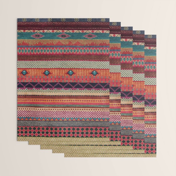 Oriental Traditional Rug Artwork Design C13 Wrapping Paper Gallery Image 3