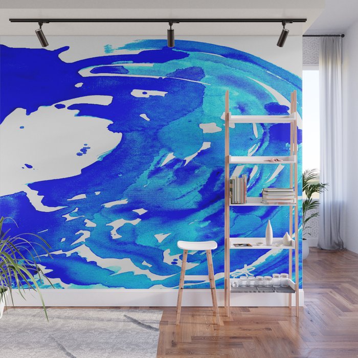 Save The Water Watercolour Wall Mural Gallery Image 1