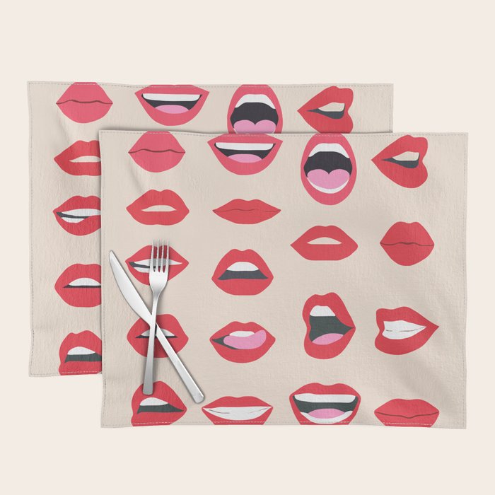 Lips III Placemat Gallery Image 1