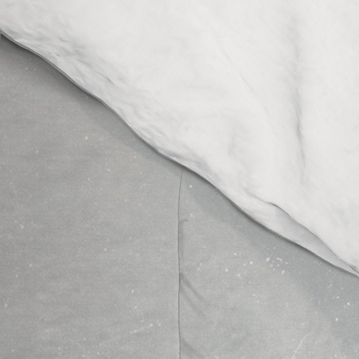 Geometrics - aqua & orange concrete Comforter Gallery Image 4