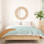 Geometrics - aqua & orange concrete Duvet Cover Gallery Image 3