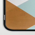 Geometrics - aqua & orange concrete Laptop Sleeve Gallery Image 3