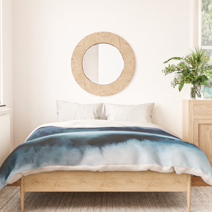 Mountainscape Under The Moonlight Duvet Cover Gallery Image 3