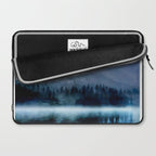 Mountainscape Under The Moonlight Laptop Sleeve Gallery Image 2