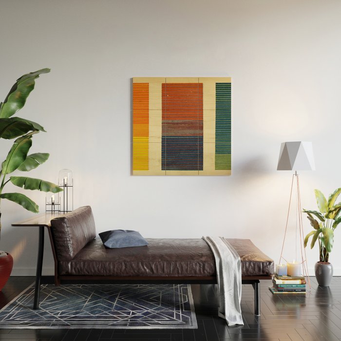 Antique Color Grades Wood Wall Art Gallery Image 2