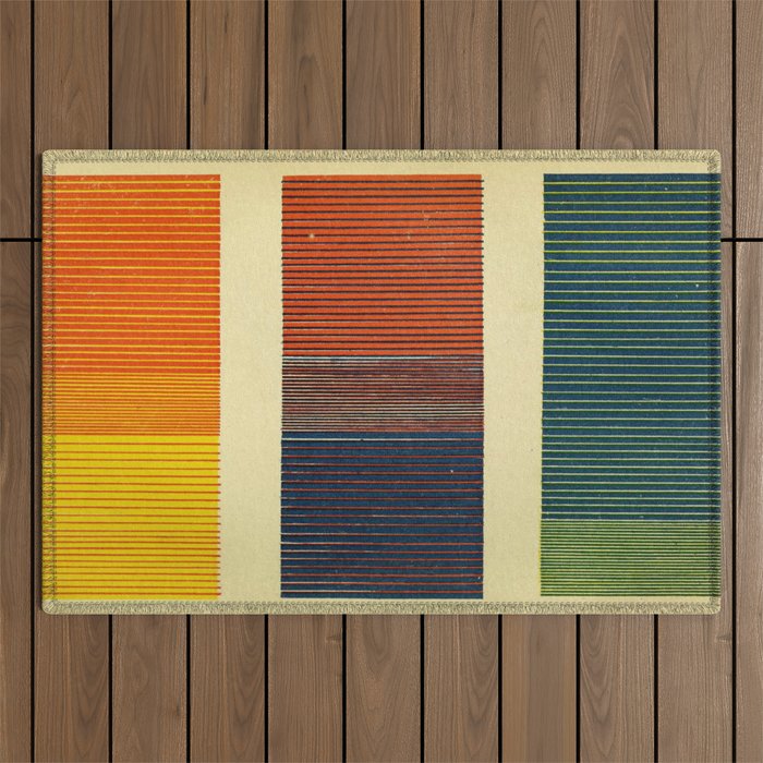 Antique Color Grades Outdoor Rug Gallery Image 1