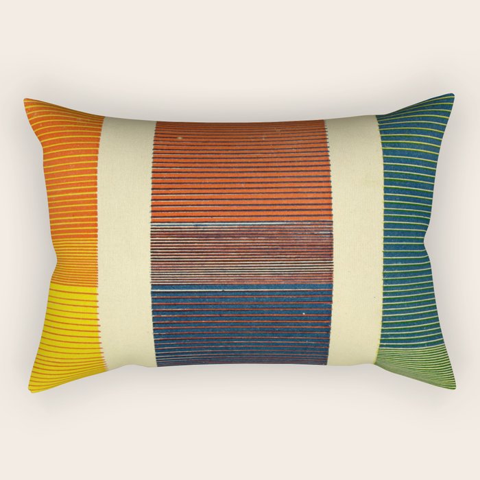 Antique Color Grades Rectangular Pillow Gallery Image 1