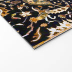 Persian Floral Rug With Animals Welcome Mat Gallery Image 2