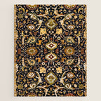 Persian Floral Rug With Animals Jigsaw Puzzle Gallery Image 1