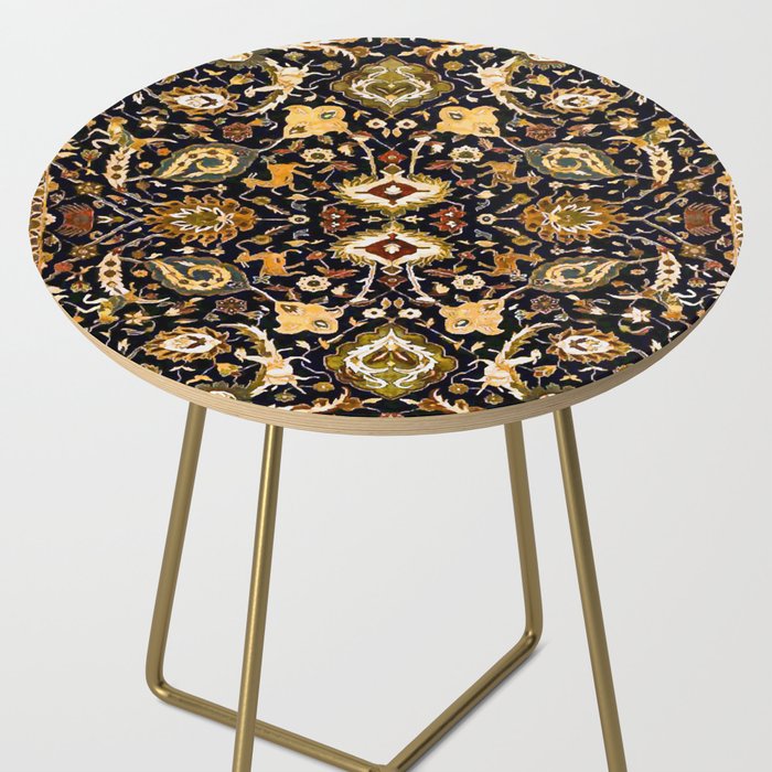 Persian Floral Rug With Animals Side Table Gallery Image 2