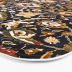 Persian Floral Rug With Animals Bath Mat Gallery Image 3