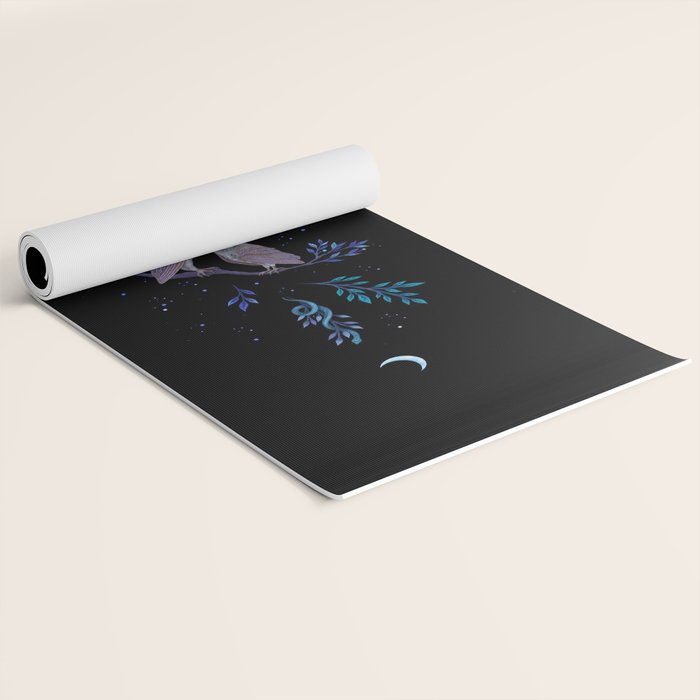 Owls in the Moonlight Yoga Mat Gallery Image 2