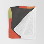 Colorful Abstract Horses 2 Throw Blanket Gallery Image 3