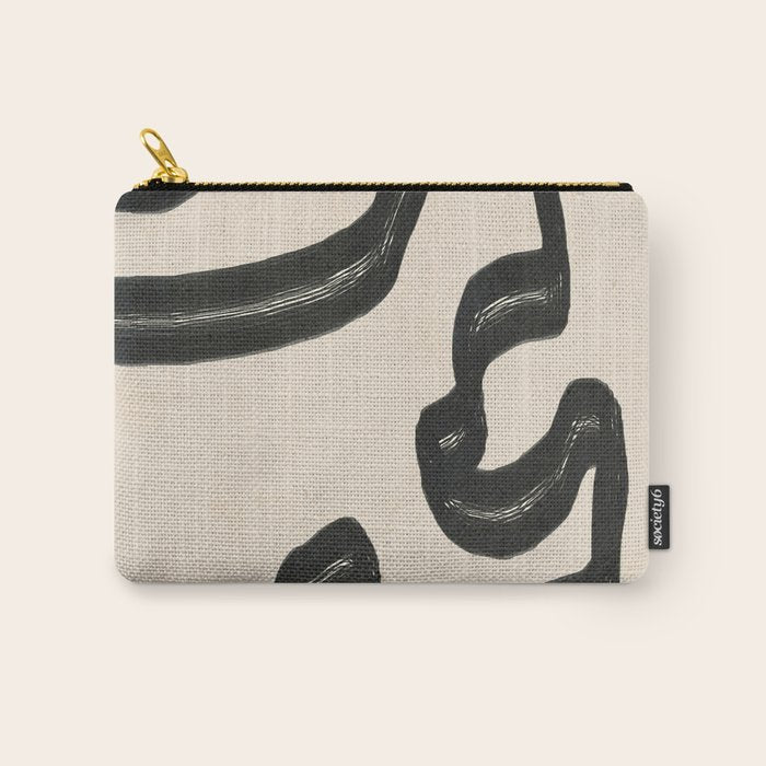 Minimal Abstract Art 16 Carry All Pouch Gallery Image 1