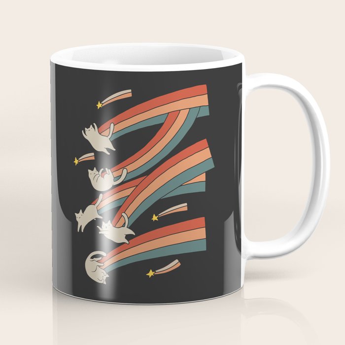 Cat Landscape 164: The Shooting Stars Coffee Mug Gallery Image 1