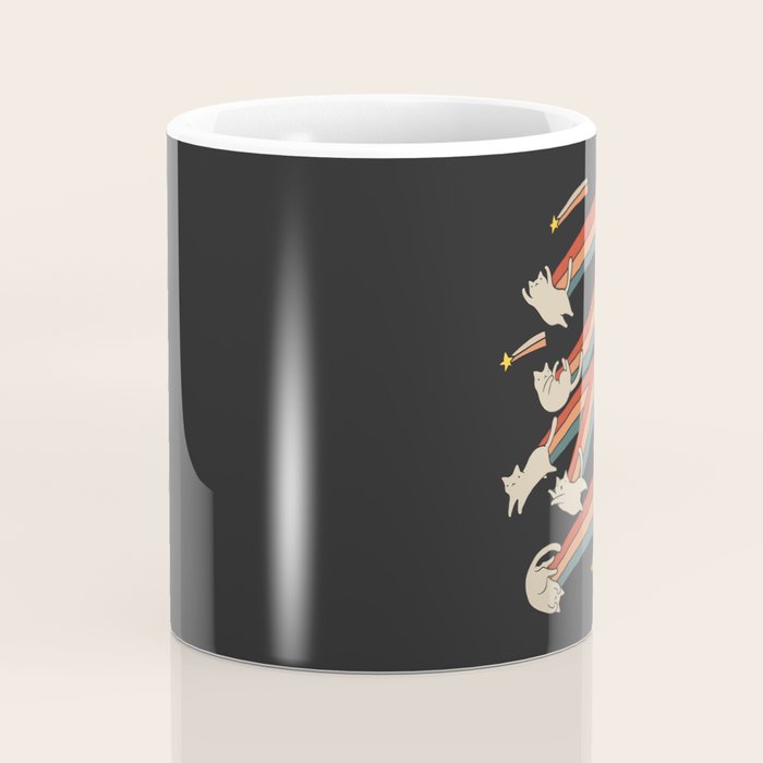 Cat Landscape 164: The Shooting Stars Coffee Mug Gallery Image 4