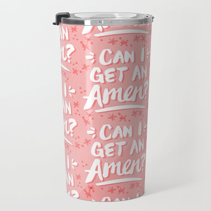 Can I Get An Amen? - Blush Pink Palette Travel Mug Gallery Image 3