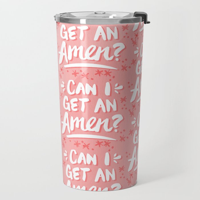 Can I Get An Amen? - Blush Pink Palette Travel Mug Gallery Image 2
