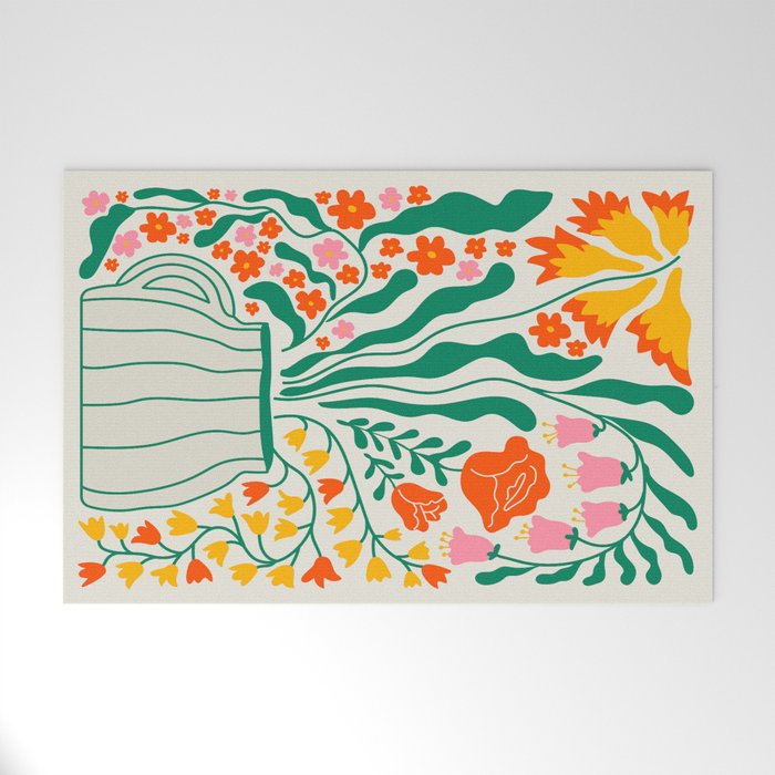 Flower Market 05: Los Angeles Welcome Mat Gallery Image 1