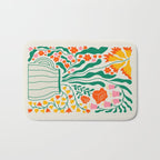Flower Market 05: Los Angeles Bath Mat Gallery Image 1