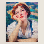 Daydream in Autumn Fields Jigsaw Puzzle Gallery Image 1