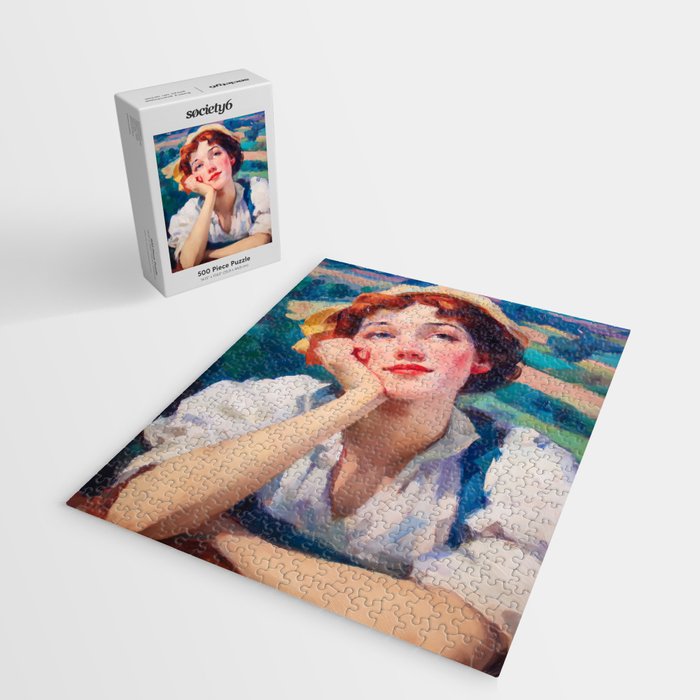 Daydream in Autumn Fields Jigsaw Puzzle Gallery Image 2