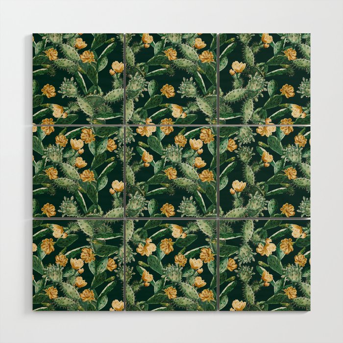 Cactus Garden Wood Wall Art Gallery Image 1