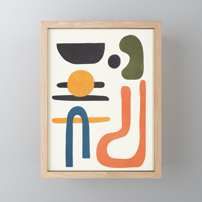 Abstract Colorful Setting 6 Mini Art Print Gallery Image 1