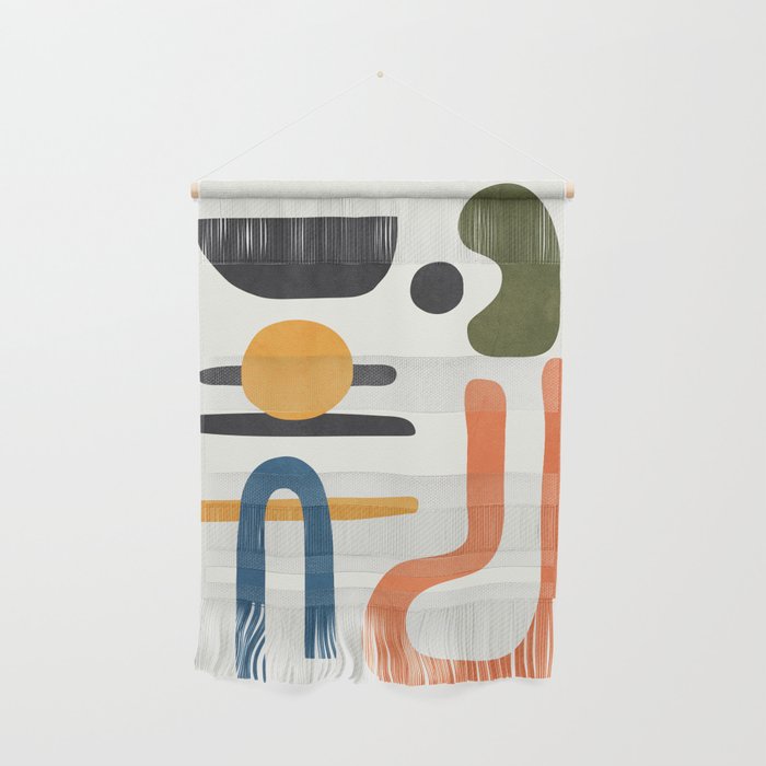 Abstract Colorful Setting 6 Wall Hanging Gallery Image 1