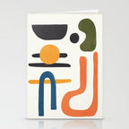 Abstract Colorful Setting 6 Stationery Card Gallery Image 2