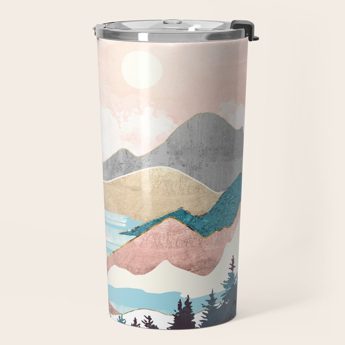 Lake Sunrise Travel Mug Gallery Image 2