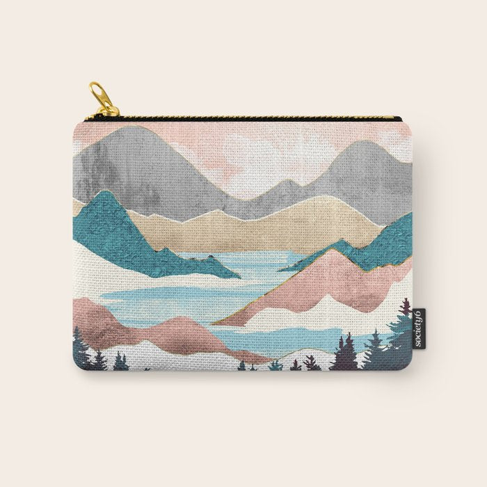 Lake Sunrise Carry All Pouch Gallery Image 1