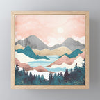 Lake Sunrise Mini Art Print Gallery Image 1