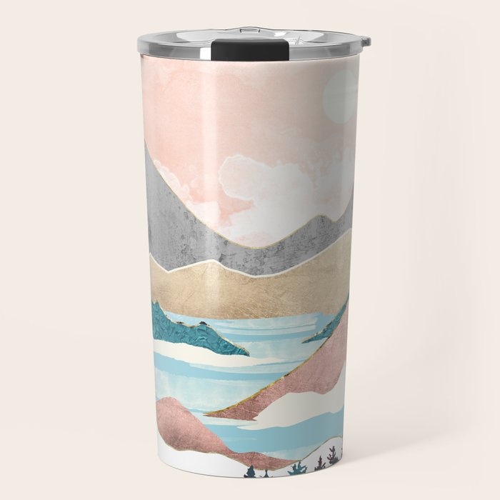 Lake Sunrise Travel Mug Gallery Image 1
