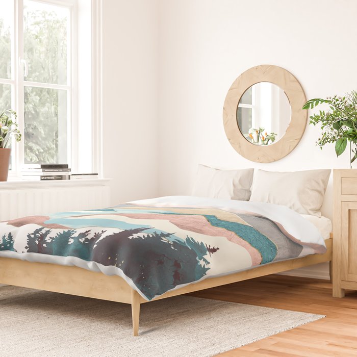 Lake Sunrise Duvet Cover Gallery Image 2