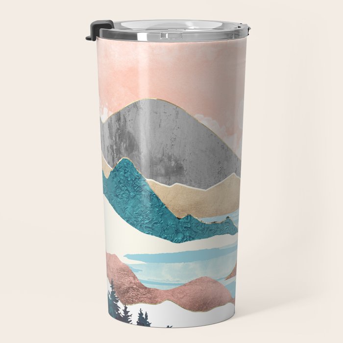 Lake Sunrise Travel Mug Gallery Image 3