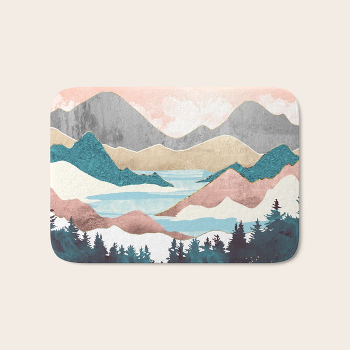 Lake Sunrise Bath Mat Gallery Image 1