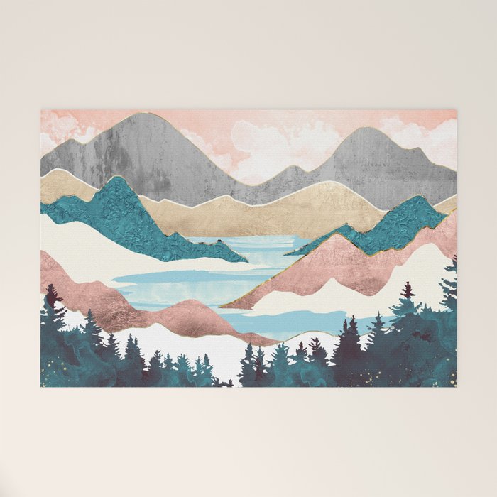 Lake Sunrise Welcome Mat Gallery Image 1