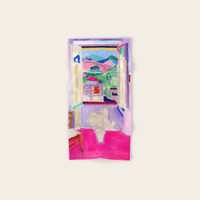 Henri Matisse The Open Window II Bath Towel Gallery Image 1