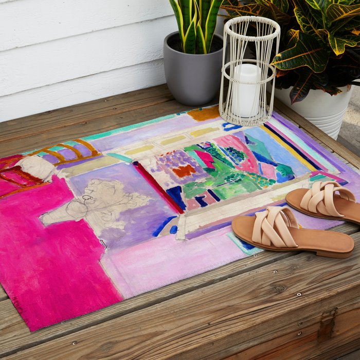 Henri Matisse The Open Window II Outdoor Rug Gallery Image 2