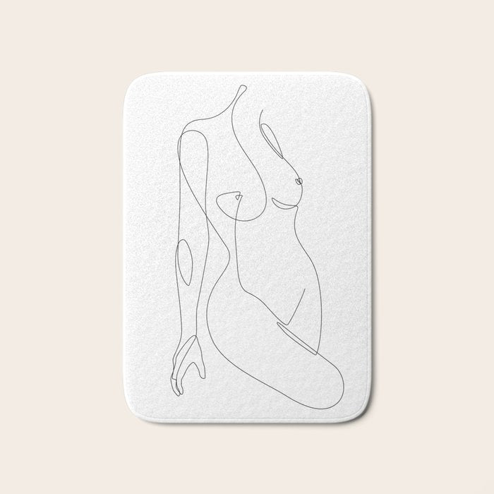 Single Nude Bath Mat Gallery Image 1