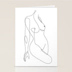 Single Nude Stationery Card Gallery Image 2