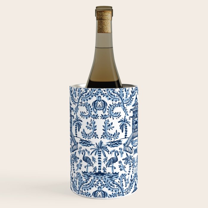Coastal Chinoiserie II Wine Chiller Gallery Image 3