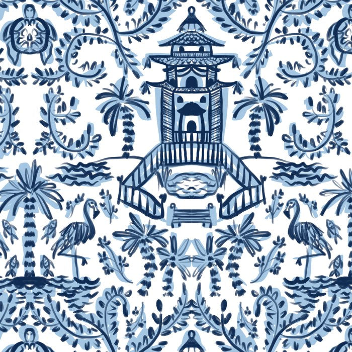 Coastal Chinoiserie II Coffee Mug Gallery Image 2