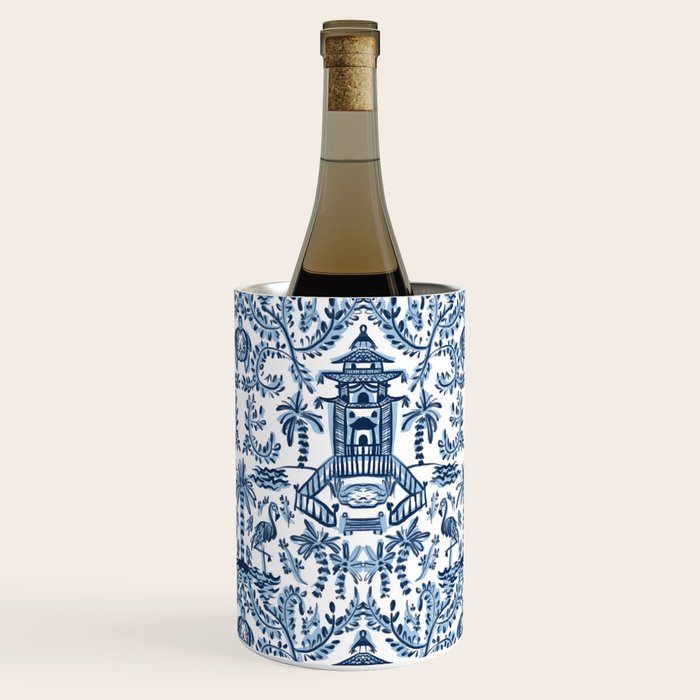 Coastal Chinoiserie II Wine Chiller Gallery Image 1