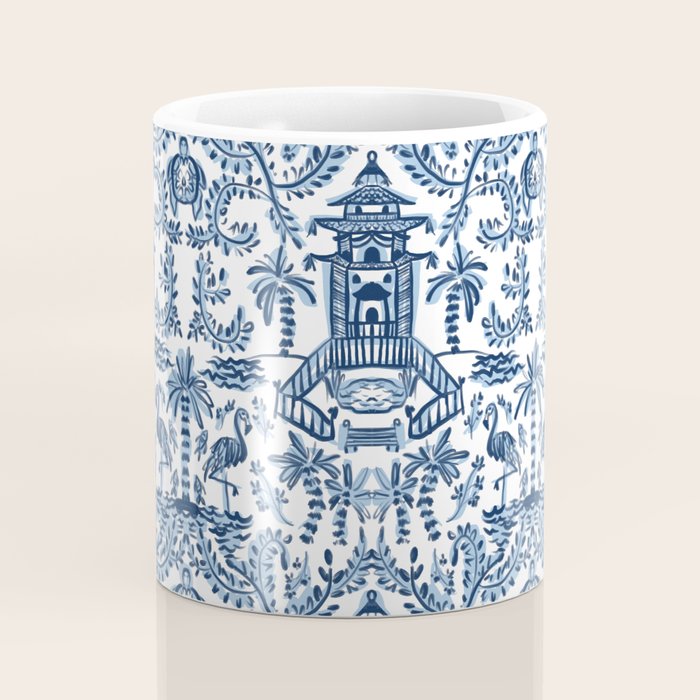 Coastal Chinoiserie II Coffee Mug Gallery Image 4
